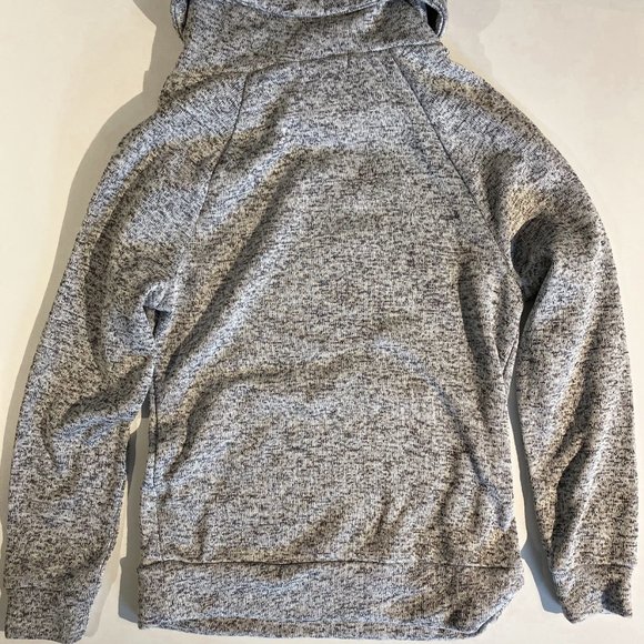 Derek Heart Grey Pullover Sweater with Cowl Neck - Picture 9 of 10